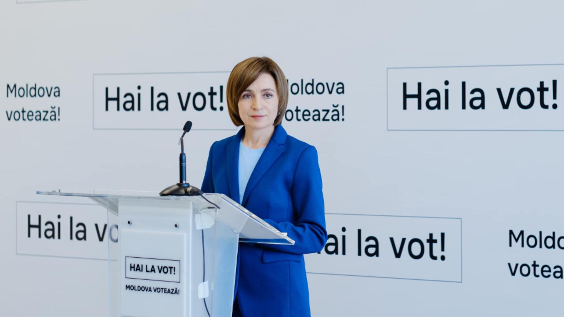 Maia Sandu, prima reacție după ce s-au anunțat rezultatele finale ale alegerilor și referendumului