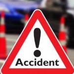 Accident grav în Sibiu. O șoferiță a rănit 4 oameni după ce s-a oprit cu mașina într-un zid