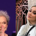 Influencerița Alina Ceaușean, făcută praf de Oana Pellea, după ce s-a fotografiat cu picioarele întinse pe balustrada teatrului Odeon