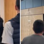 VIDEO – Luptă între un paznic în vârstă și o hoață într-un mall din Cluj, în timp ce toți filmează și comentează de pe margine