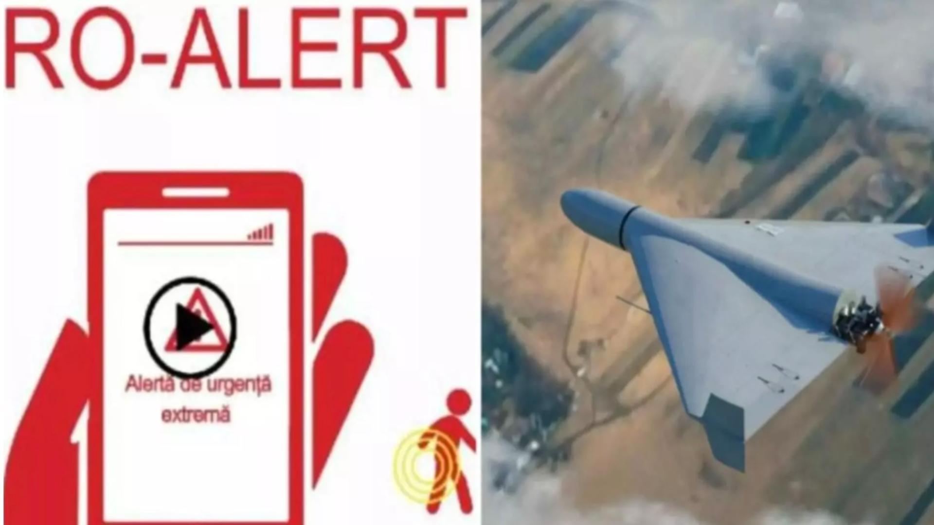 Mesaj RO-ALERT în județul Tulcea. Localnicii, sub amenințarea dronelor rusești