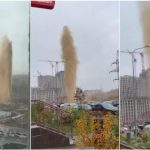 Imagini CATASTROFALE în Moscova! „Un gheizer de fecale” cât un bloc de 18 etaje a țâșnit în toiul zilei