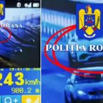 Inconștiență la volan! Vitezoman prins cu 243 de km/h