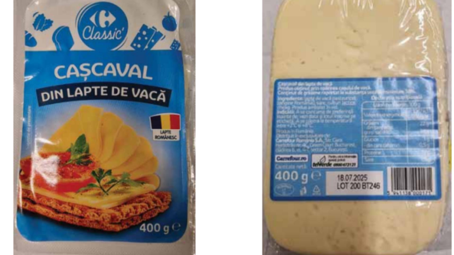 Alertă alimentară! Un lot de cașcaval contaminat cu Listeria, RETRAS din magazinele Carrefour. Ce sunt sfătuiți oamenii să facă