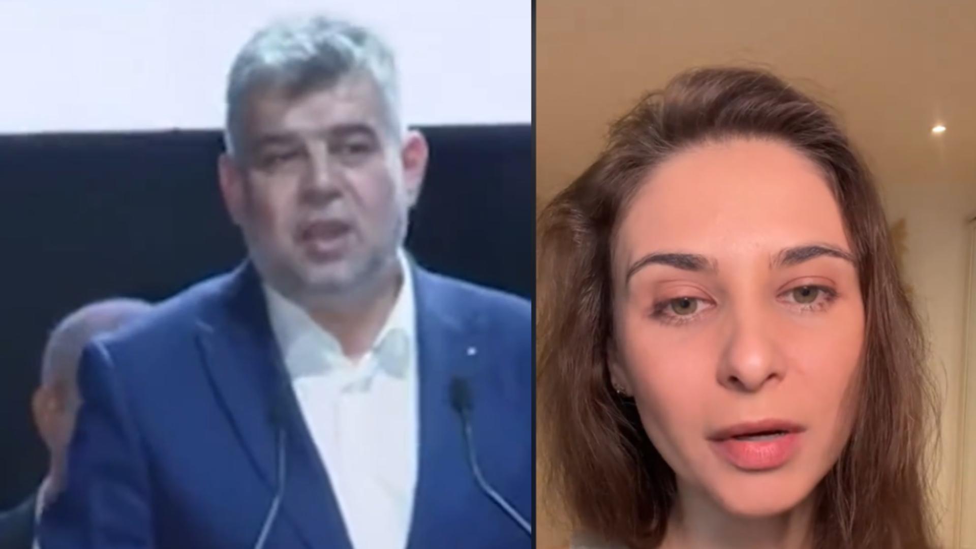 Mesaj dur transmis lui Marcel Ciolacu de o tânără din DIASPORA: Vrei să iei frâiele țării, dar nu înțelegi poporul – VIDEO