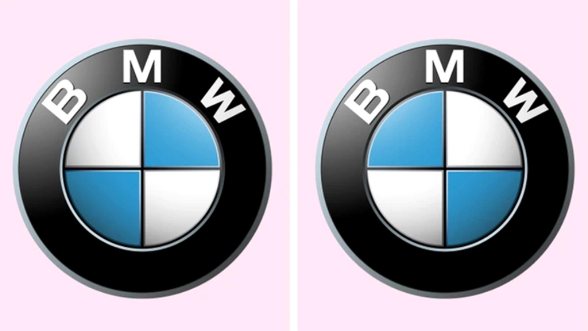 Provocare IQ: Care dintre cele două logo-uri BMW este corect?