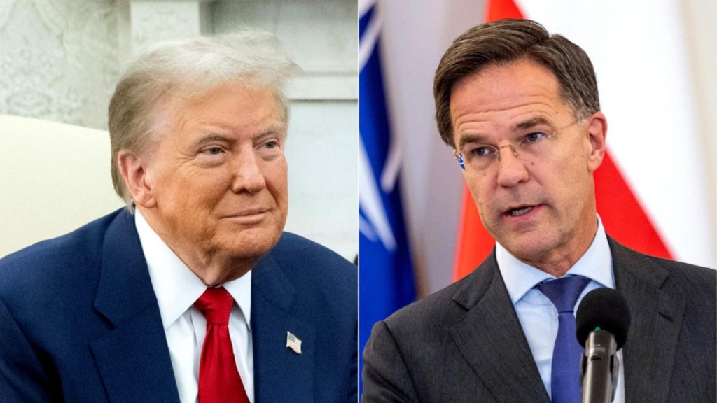 Secretarul general al NATO, Mark Rutte, și Donald Trump, întâlnire de grad zero pentru securitatea globală