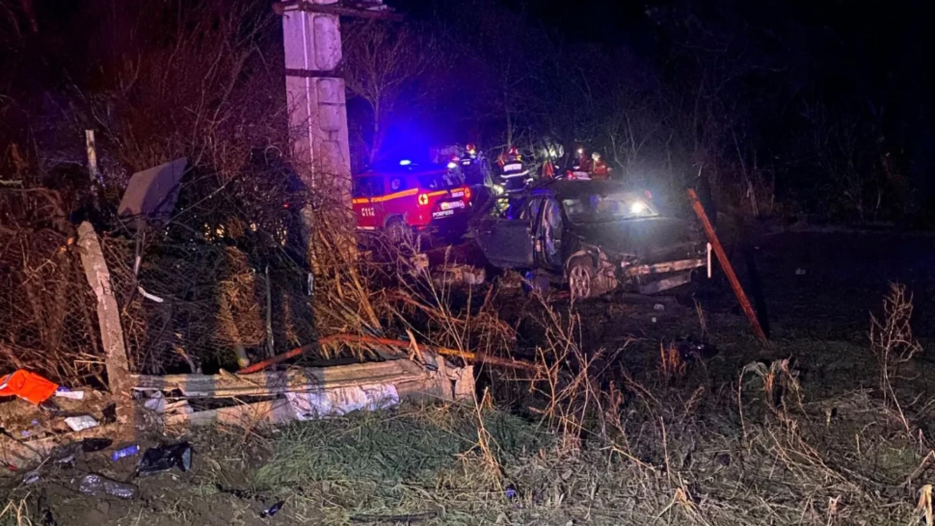 Accident înfiorător pe DN1, în Sibiu: un mort și doi răniți, după ce s-au răsturnat cu mașina