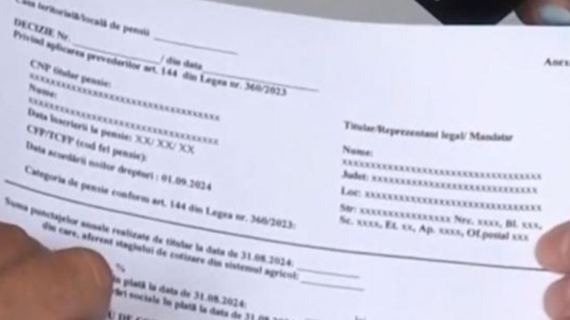 Au ajuns primele decizii de pensionare depuse după 1 septembrie. Când se face plata drepturilor restante?