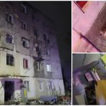 Explozie devastatoare într-un bloc de garsoniere din Bacău! Un bărbat cu arsuri a ajuns la spital, 37 de persoane au fost evacuate