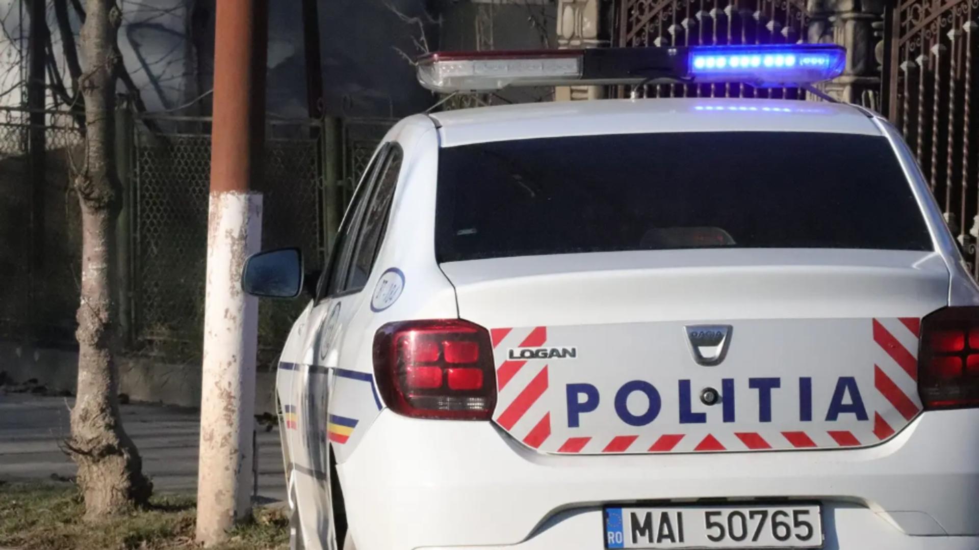 Accident în Vaslui pe DN 24. Două maşini implicate, unul dintre vehicule a luat foc