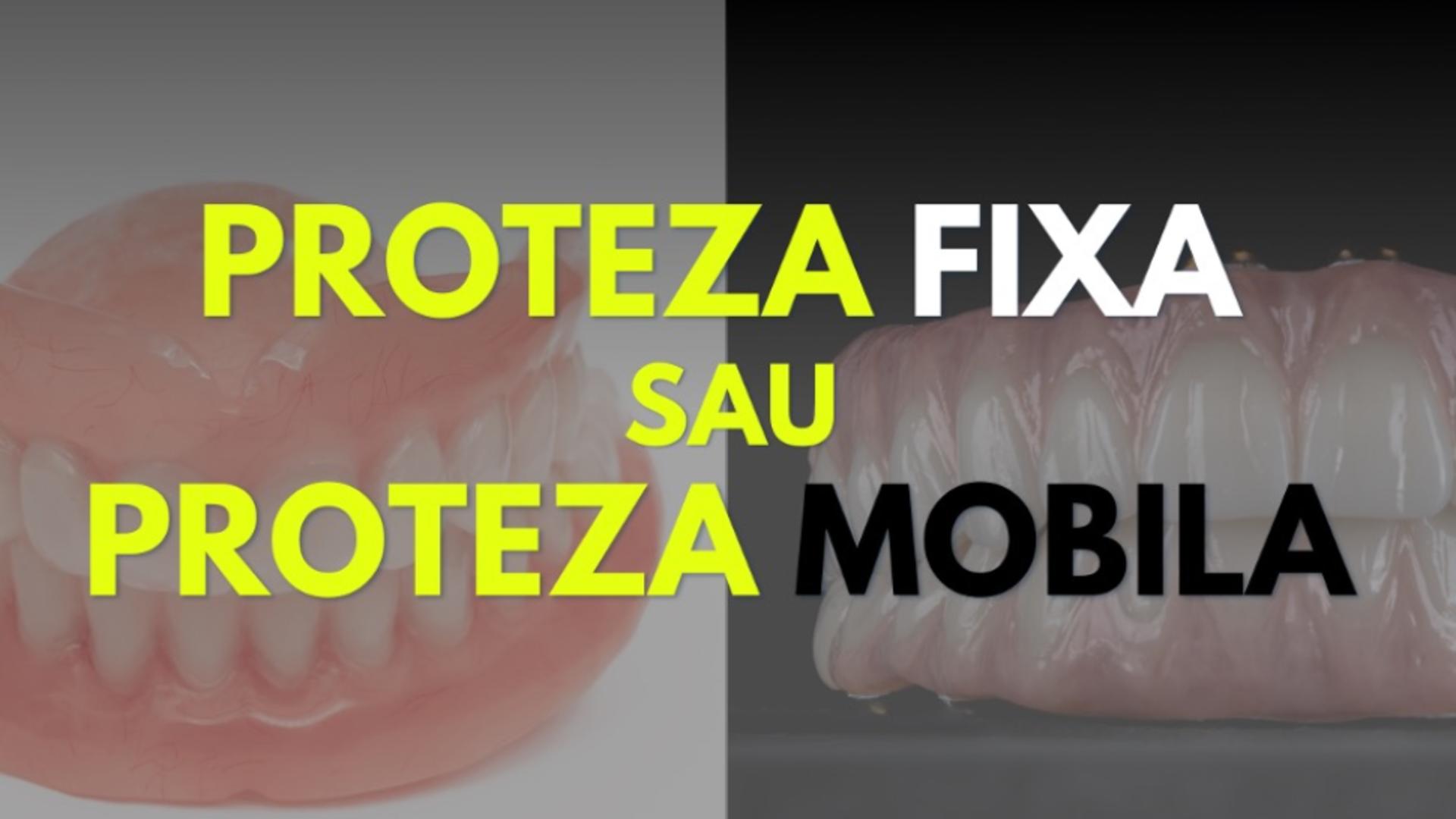 Proteză dentară mobilă sau proteză dentară fixă? Cât de mare este diferența? (P)