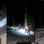 Trei ucraineni rătăciţi în munţii înzăpeziți au fost găsiți. Intervenție spectaculoasă a echipelor Salvamont în miezul nopții – Video