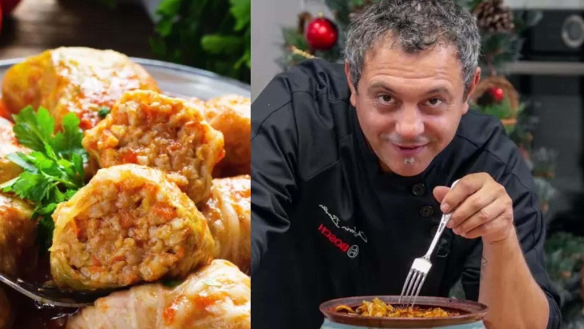 Secretul celor mai gustoase sarmale, dezvăluit de chef Sorin Bontea. Ingredientul special care le dă o savoare deosebită