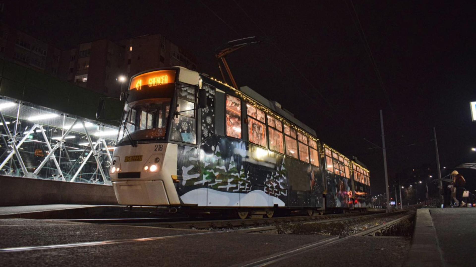 Primăria Capitalei pune la dispoziție un autobuz care va circula de Revelion pe linia tramvaiului 41. Ce restricții de trafic vor exista