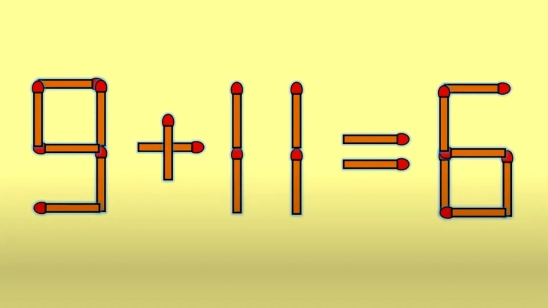 Test IQ pentru cei mai deștepți. În cât timp poți corecta 9 + 11 = 6