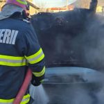 Incendiu ln tramvai electric lângă Spitalul de Copii din Timişoara. Călătorii s-au autoevacuat