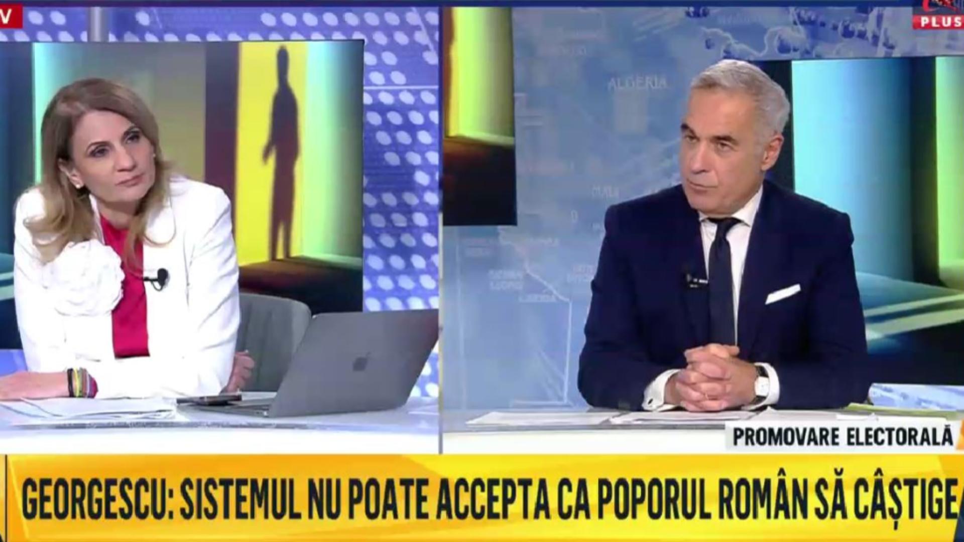 Anca Alexandrescu, după audiența URIȘĂ înregistrată de Realitatea Plus: Facem audiență alături de români, cu ceea ce vor românii. Președintele ales Călin Georgescu revine în platourile Culiselor Statului Paralel