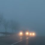 Vizibilitate scăzută sub 100 de metri pe A3 din cauza ceţii! Traficul rutier se desfăşoară pe carosabilul umed