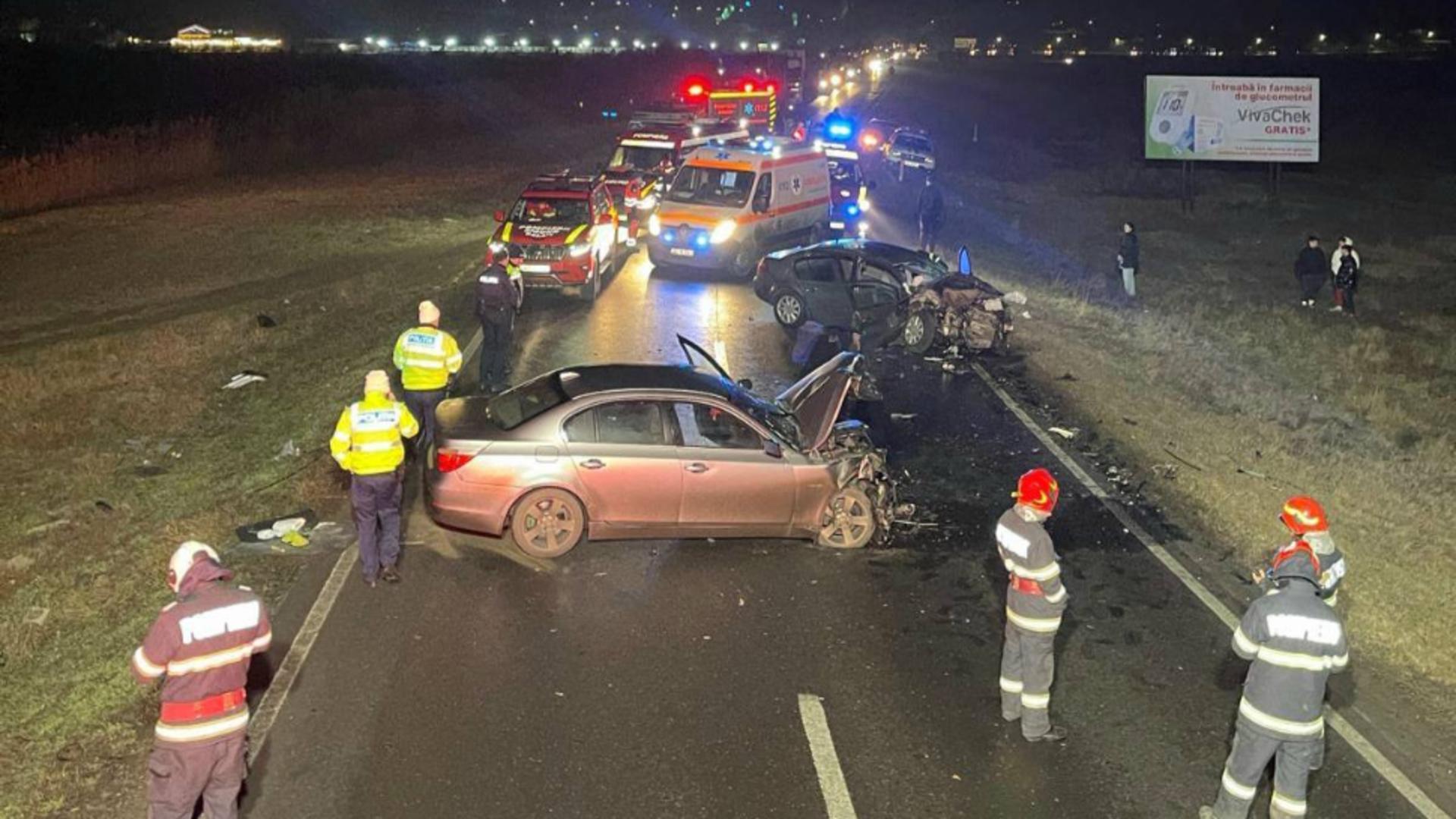 Accident rutier în judeţul Galaţi. Patru persoane sunt grav rănite. Un copil de 7 ani care este în comă