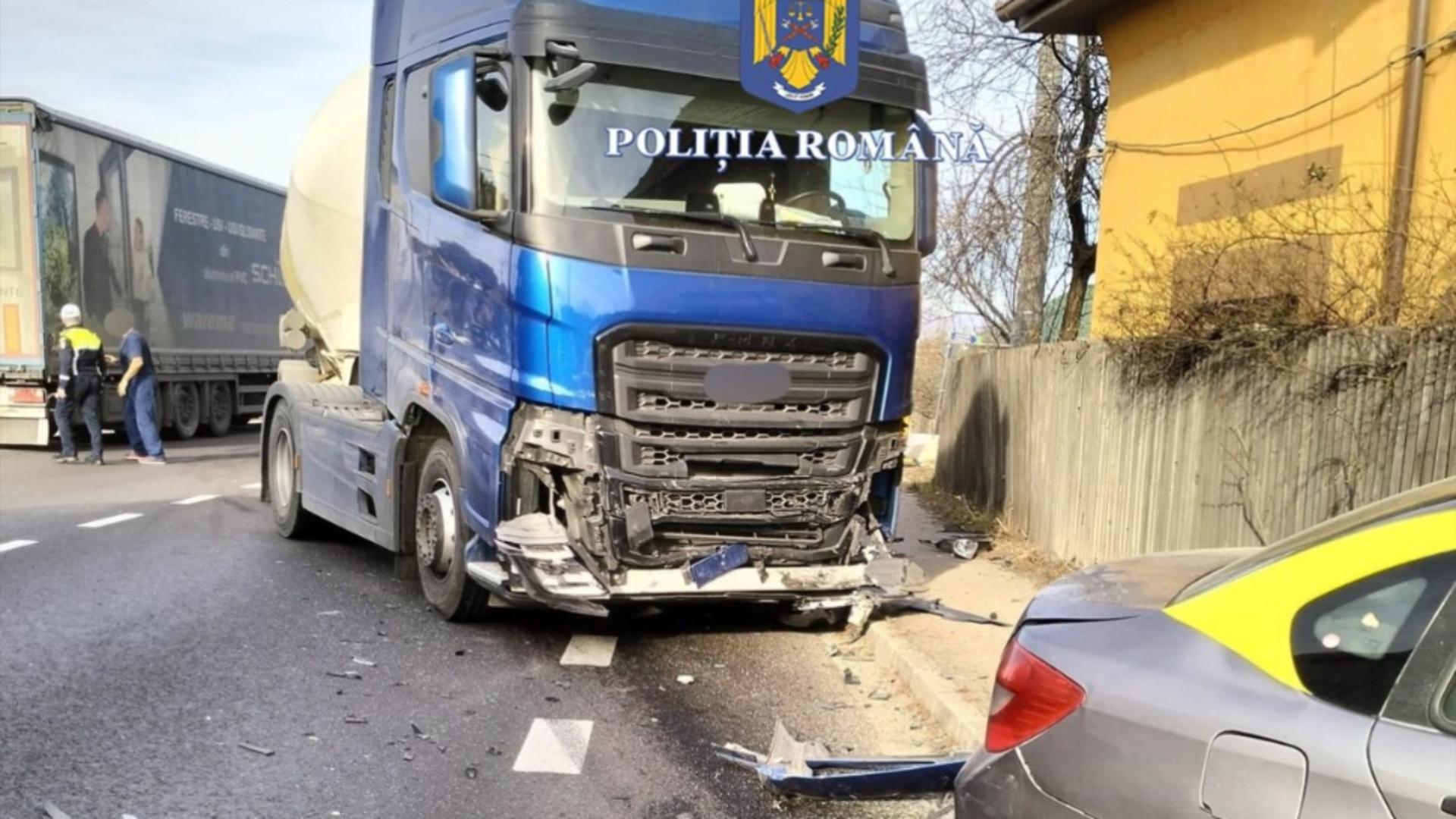 Accident mortal pe DN7: traficul a fost restricționat