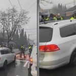 Polițiștii  se revoltă. Oamenii legii protestează în stradă împotriva ordonanței trenuleț care le afectează semnificativ salariile