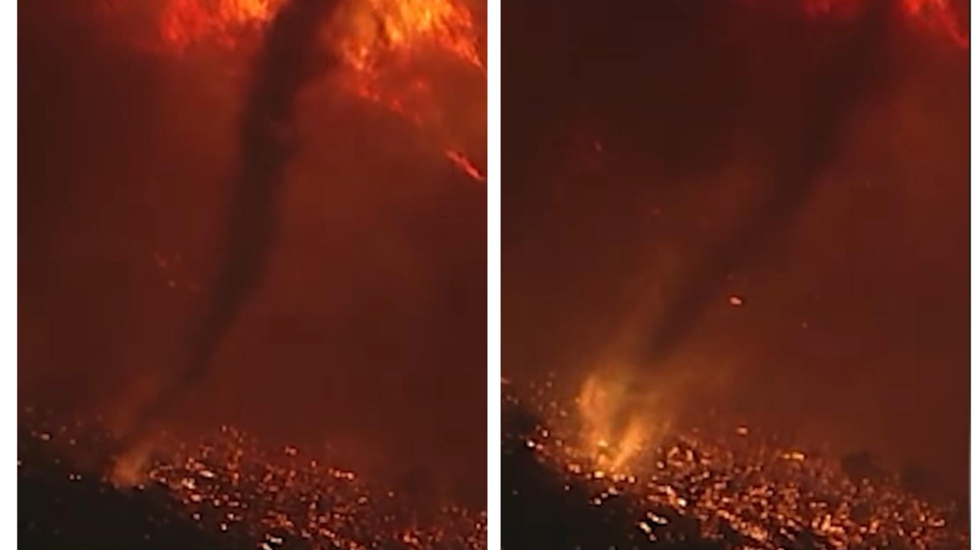 Incendiile din Los Angeles se intensifică. Imagini infiorătoare cu momentul formării unei TORNADE DE FOC – VIDEO