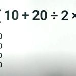 Testul IQ de vineri! În cât timp poți corecta ecuația 3(10+20:2×5)?