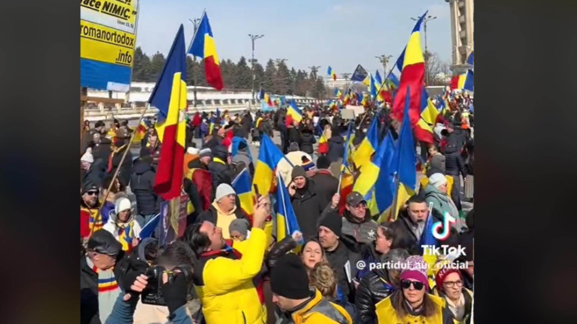 Mobilizare masivă pe rețelele sociale pentru marele PROTEST din 1 Martie, din Capitală – VIDEO