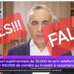 Atenție, români! Escrocii folosesc imaginea lui Călin Georgescu pentru a atrage oamenii în capcane financiare online