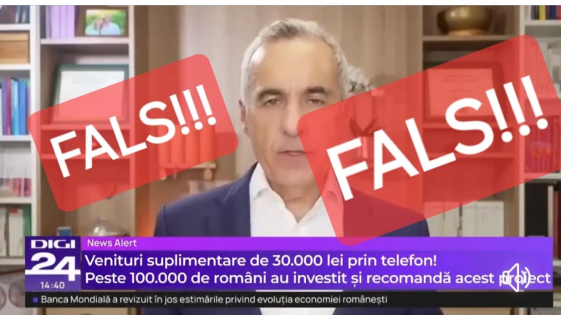 Atenție, români! Escrocii folosesc imaginea lui Călin Georgescu pentru a atrage oamenii în capcane financiare online