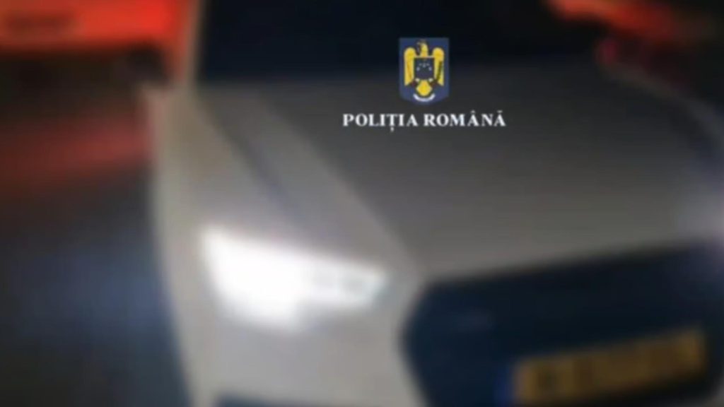 Mașină de lux căutată în Olanda, găsită la Alba Iulia. Cine se afla la volanul autoturismului – VIDEO