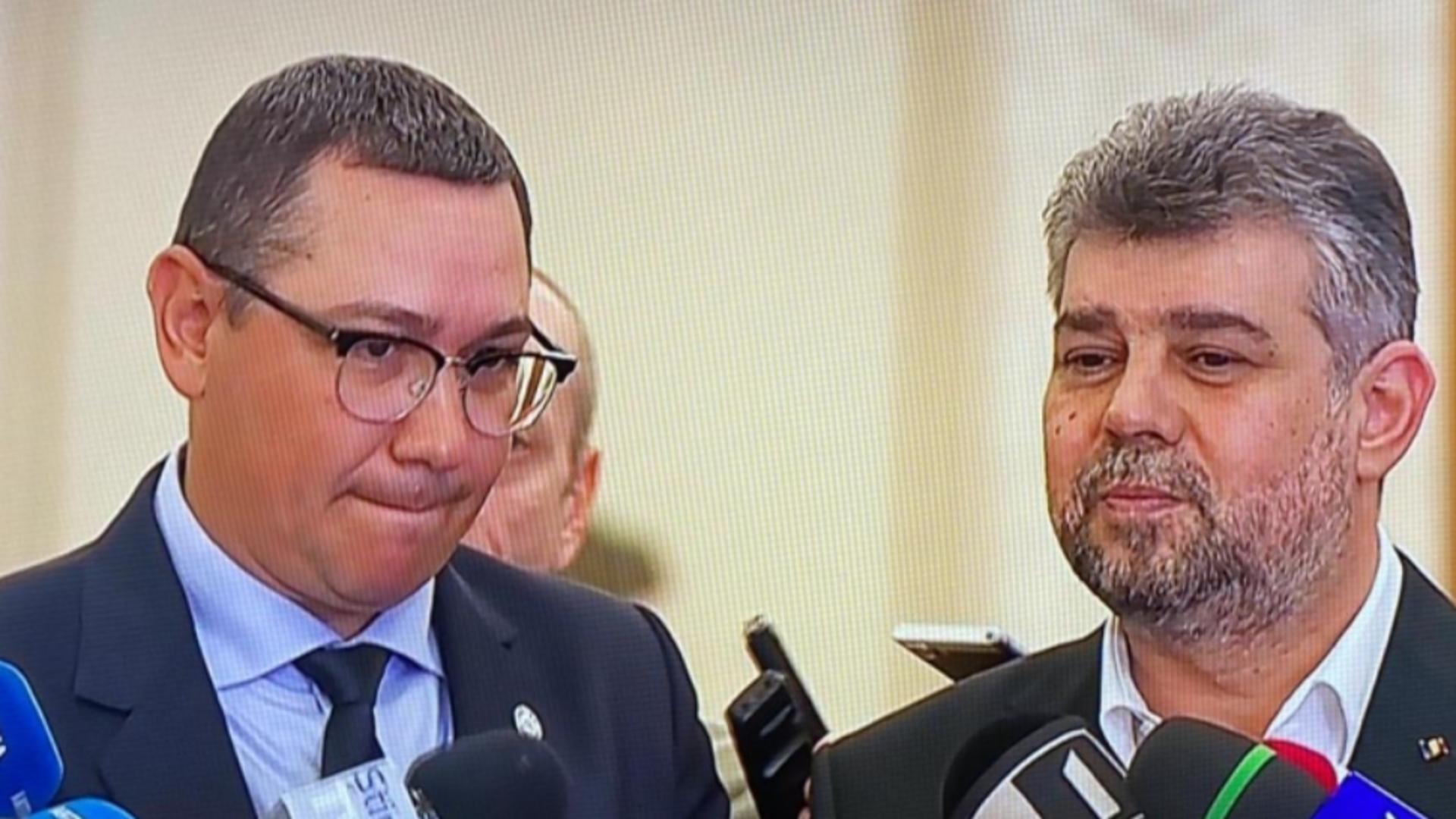 Marcel Ciolacu se „leapădă” oficial de Ponta: „Nu cred în șansele candidatului Victor Ponta la prezidențiale”