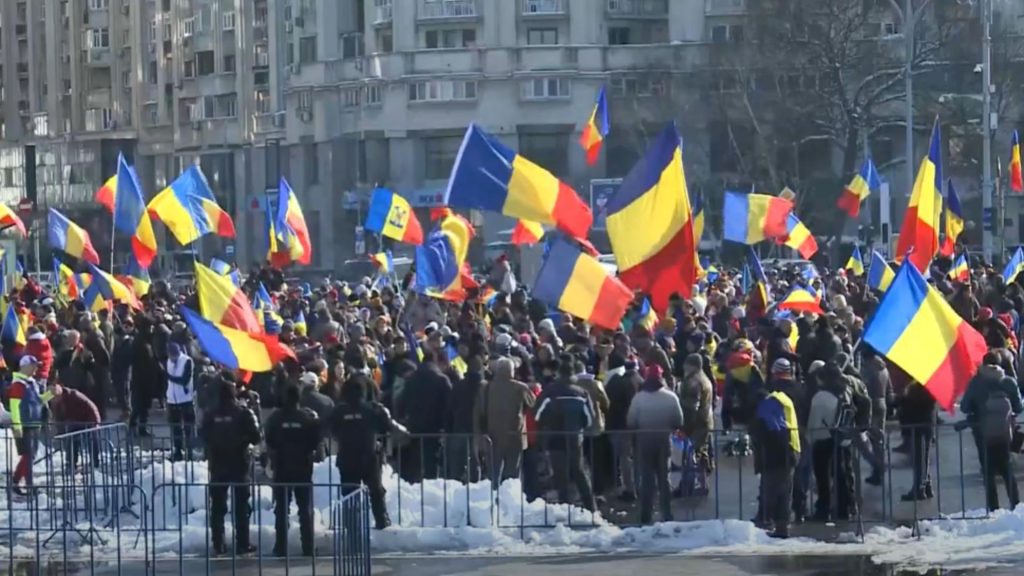 Mario Nawfal, jurnalistul care i-a luat interviul lui Călin Georgescu, a prezentat pe conturile sale social media protestul din Capitală