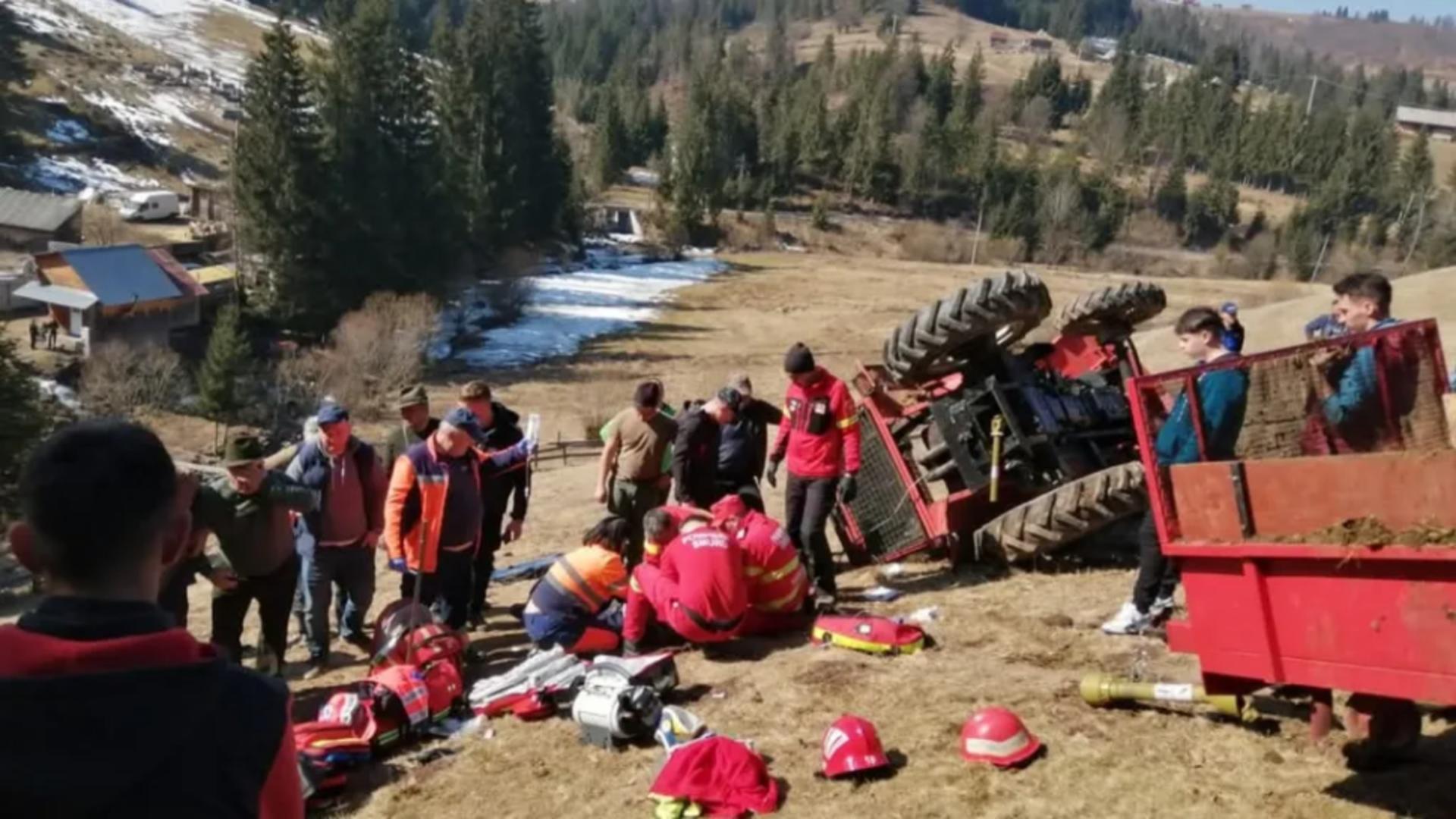 Tragedie în Arieșeni: un tânăr și-a pierdut viața după ce a fost strivit de un tractor