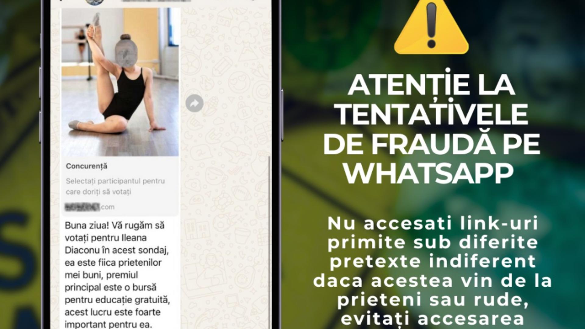 Înșelătoriile cu codurile de verificare devin din ce în ce mai dese pe WhatsApp și pun pe jar autoritățile. DNSC a transmis o alertă