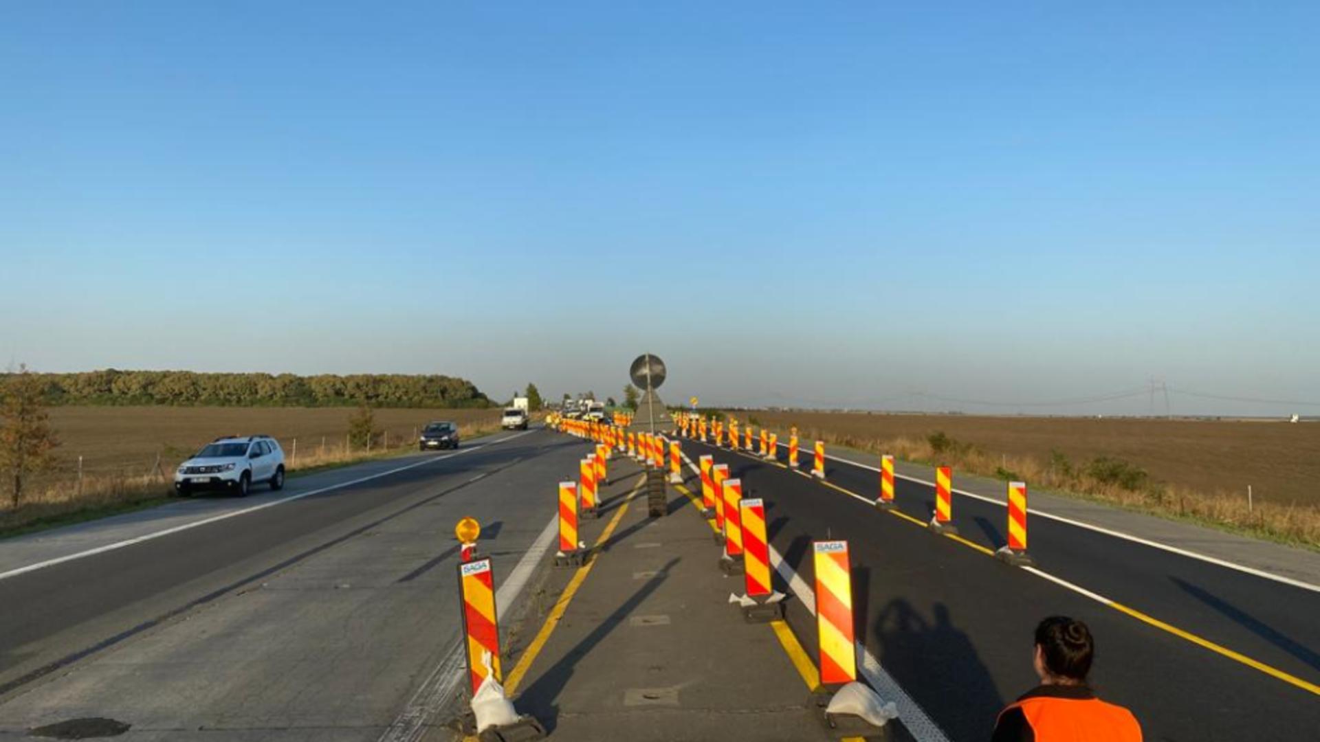 Mare atenție, șoferi! Traficul pe A1 și A2 este îngreunat din cauza unor lucrări de reparare a asfaltului