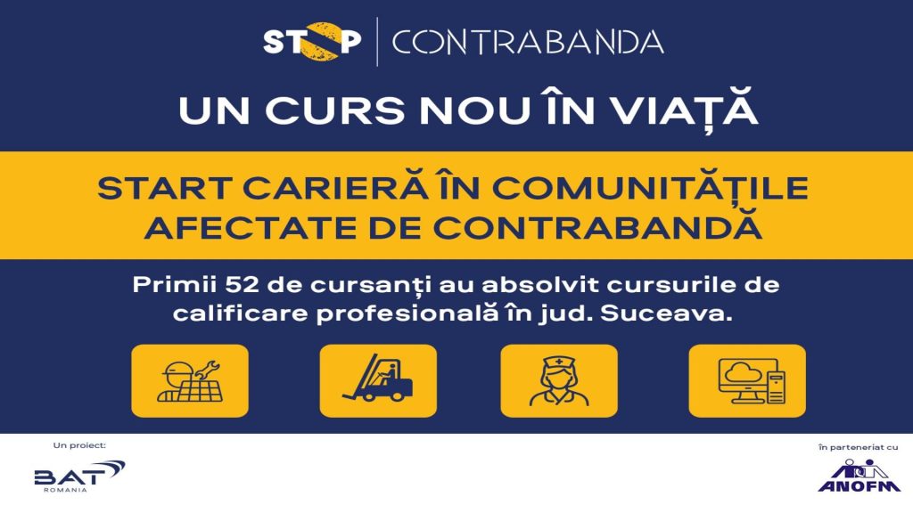 Parteneriat între ANOFM și BAT România pentru dezvoltarea socială și economică a județelor afectate de contrabandă  