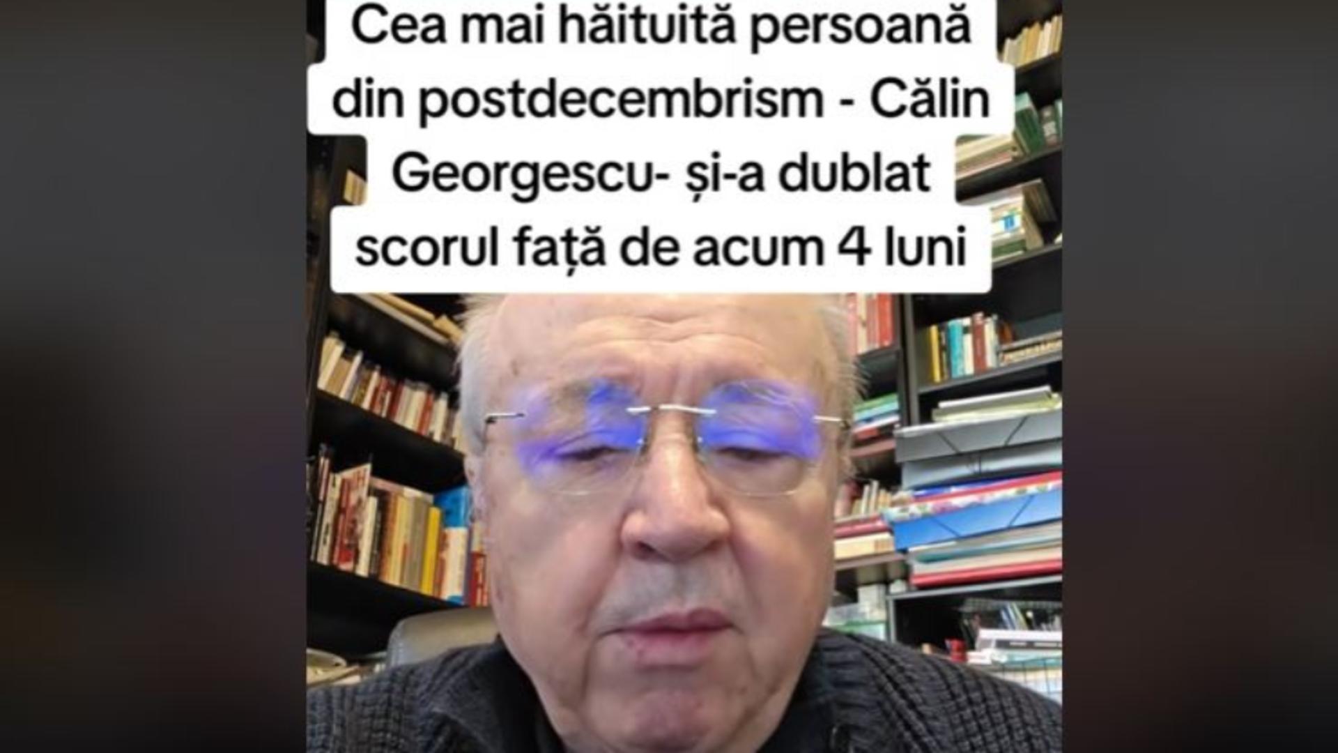 Ion Cristoiu, analiză devastatoare înainte de alegeri: „Georgescu și-a dublat SCORUL din toamnă!”