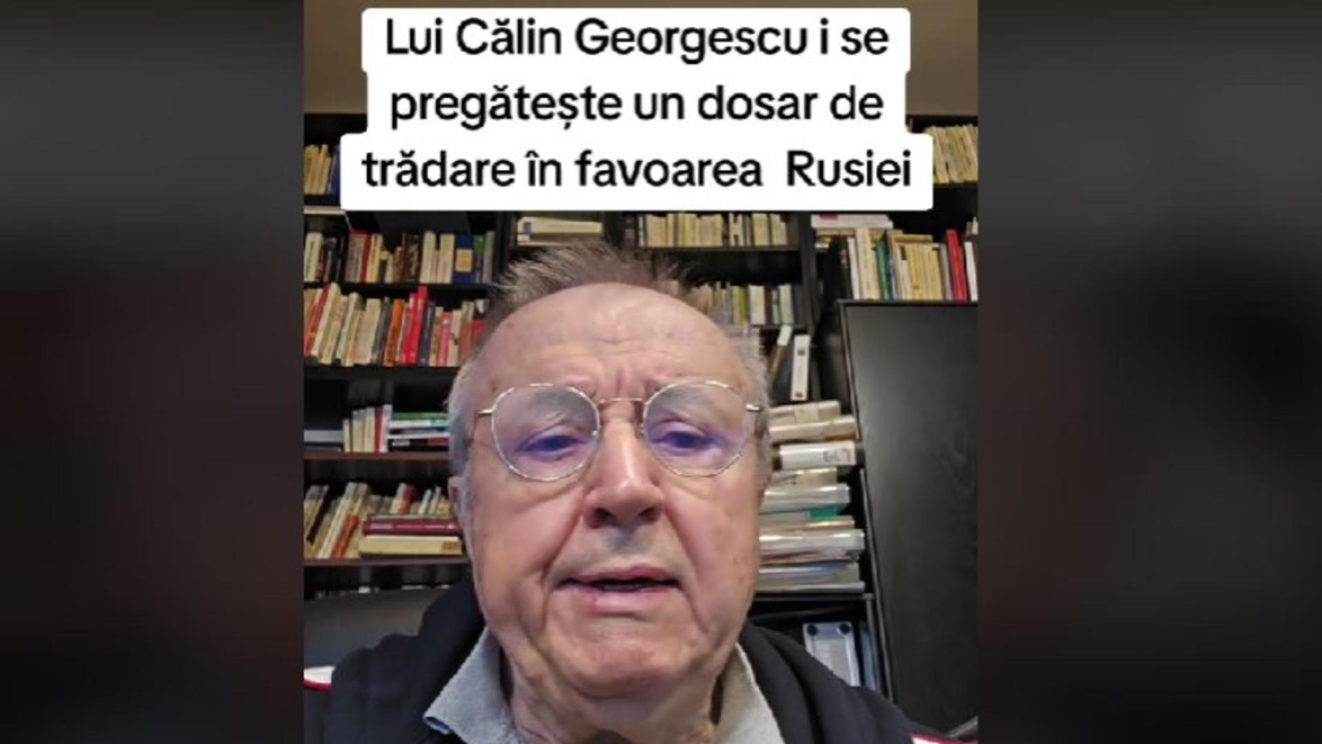 Ion Cristoiu: „Lui Călin Georgescu i se pregătește un dosar de trădare!” – VIDEO