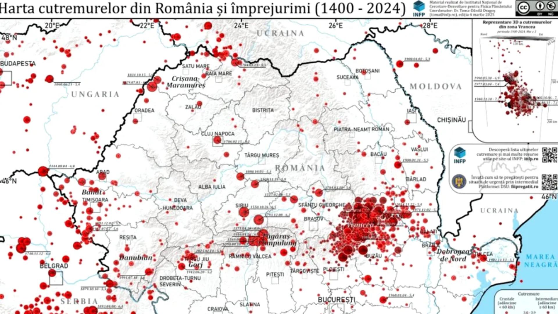 Cutremur în România, sâmbătă dimineață. În ce zonă s-a produs și ce spun seismologii?