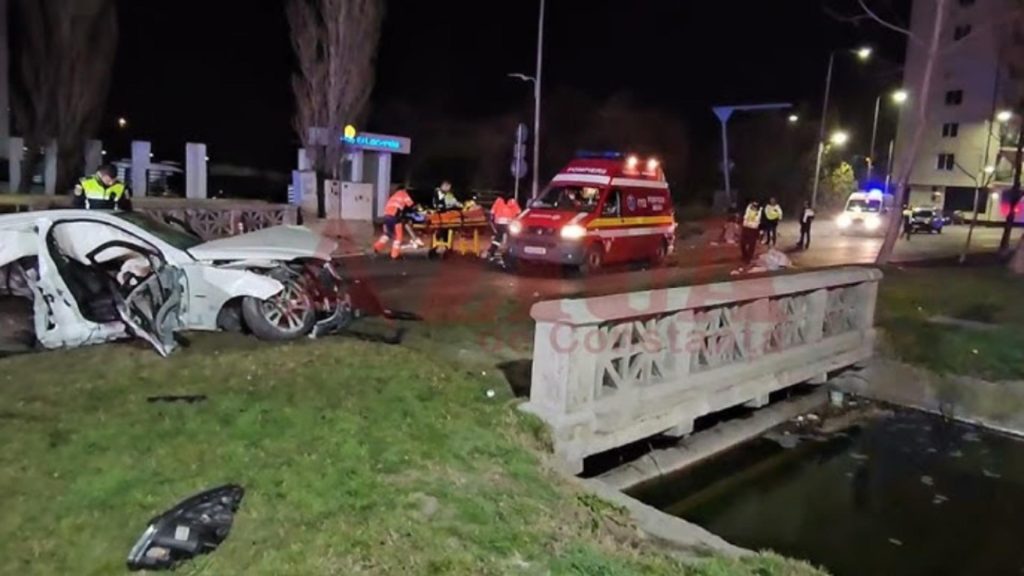 Accident cumplit în Mamaia. Un tânăr a murit și alți patru au fost răniți. Șoferul ar fi fost băut și drogat