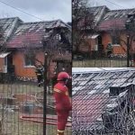 Incendiu de proporții în județul Hunedoara. Casa unui fost procuror DIICOT, amenințat cu moartea și păzit de polițiști, cuprinsă de flăcări