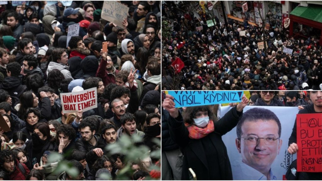 Haos total la Istanbul, după ce Erdogan și-a arestat rivalul. Proteste uriașe în orașul blocat de poliție. Lira turcească și bursele se prăbușesc