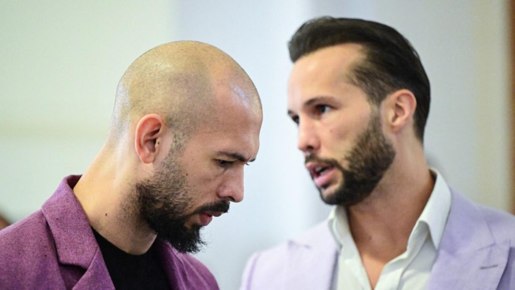 Frații Tate s-au întors în România. De ce susțin bărbații că au revenit în țară