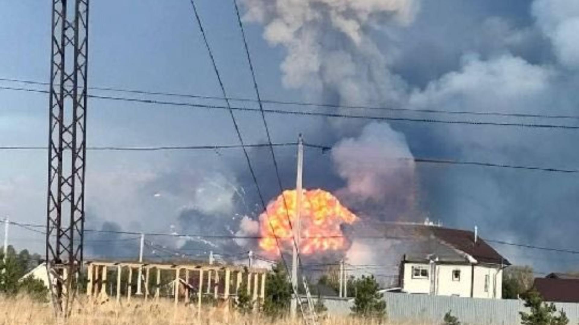 Explozii la un depozit de muniție din Rusia. A fost declarată stare de urgență – VIDEO