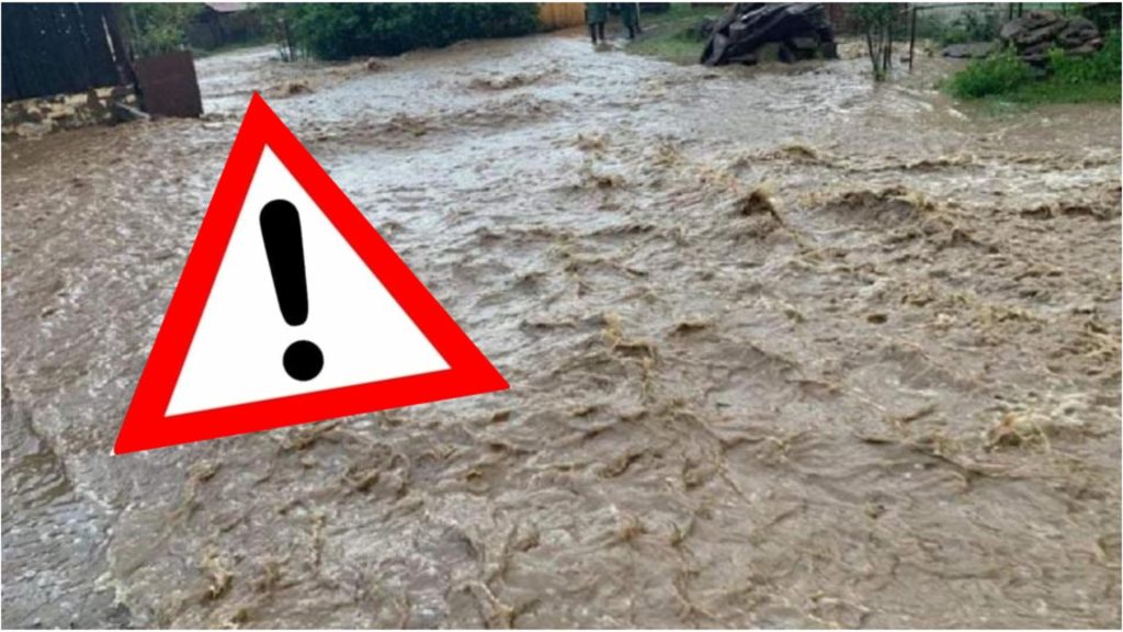 Alertă hidrologică în România! Cod galben de inundații pe râurile din 10 județe