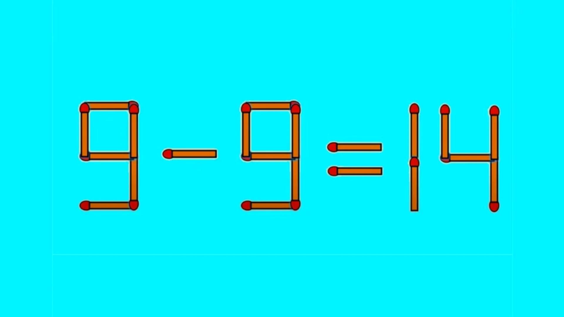 Test IQ la început de săptămână! Cele mai inteligente persoane pot corecta 9-9=14