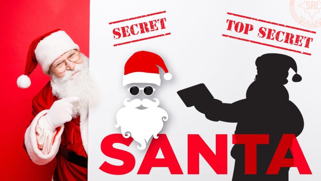 Mesajul inedit al SRI de Crăciun. Moș „agent secret” a pornit în misiune