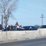 Accident grav la ieşirea de pe autostrda A4, în județul Constanța. Trei mașini s-au ciocnit violent, sunt implicate cinci persoane